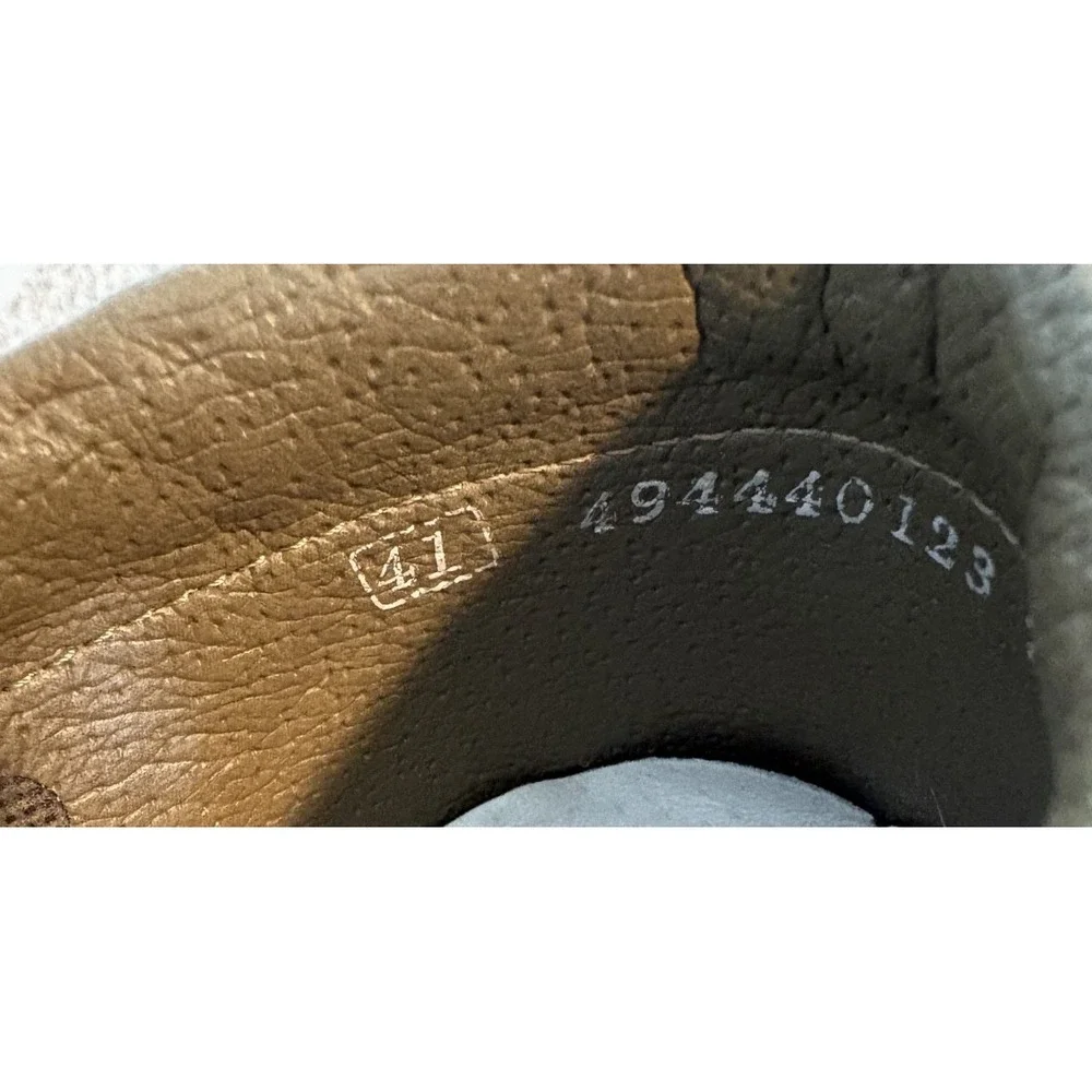 Rieker Tan Leather Slip-on Shoes Men's EU Size 41/US 8.5 Casual Comfort Travel
